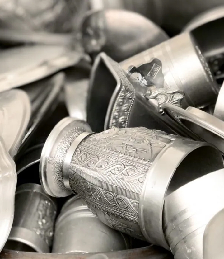 Safety guarantee and the Urban Mining concept for silver and tin